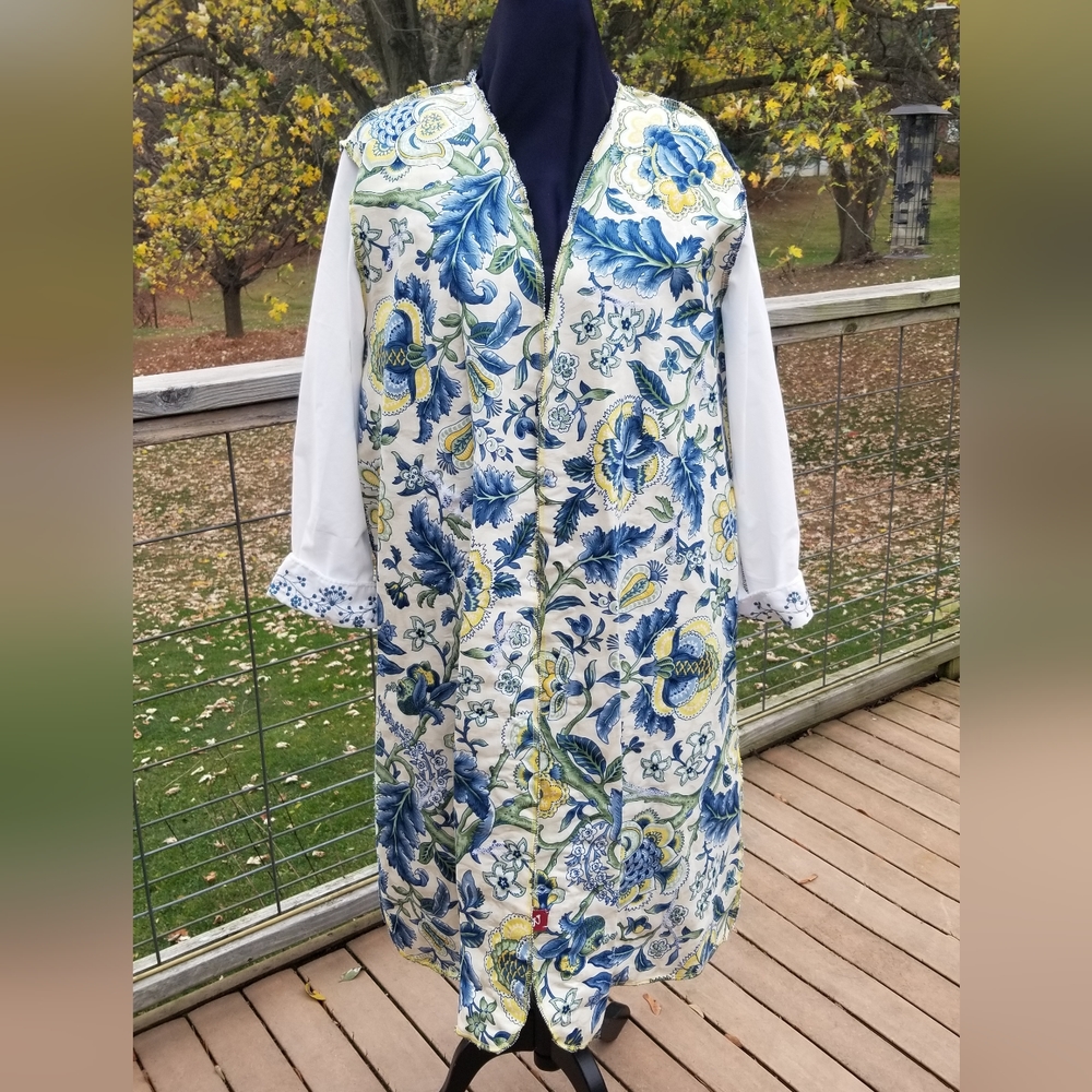 Blue Dress Duster